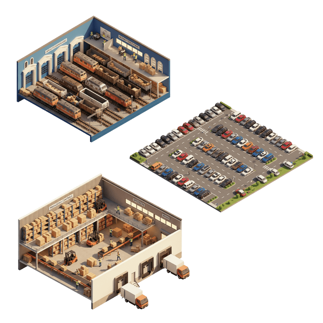 Soluzioni per Logistica, Ferroviario e Smart City